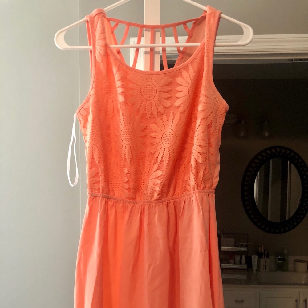 Coral dress